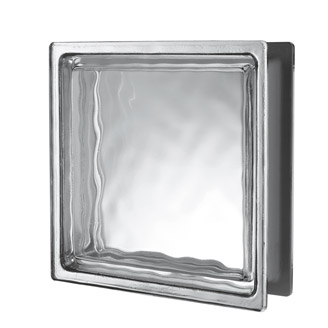 Ladrillo de vidrio Ginza Nube Metalizado Q42 