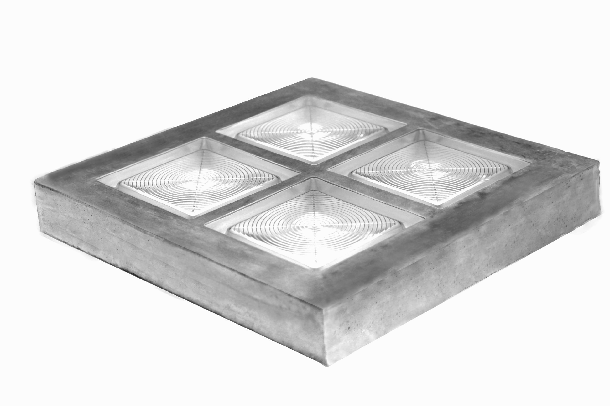 Piso armado con Vitroblock Circle 1919/7 (Esp: 7cm)